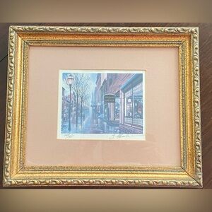 Main Street Print of Original Oil Painting by Sergei Yaralov, Signed # 249/950